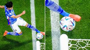 4K image proves controversial Japan goal vs Spain was right to stand
