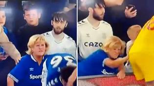 Everton Fan Smacked Joachim Andersen On The Bum