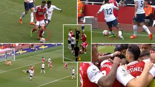 Emerson Royal sent off in North London Derby for stupid challenge