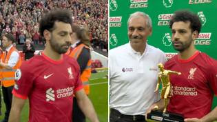 Mohamed Salah Looked Gutted Picking Up Personal Awards