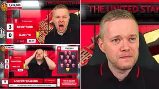 Mark Goldbridge's 'meltdown' after Brentford's fourth goal vs Man Utd is going viral