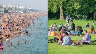随着Heatwave的途径，英国在40年内定为最热的温度