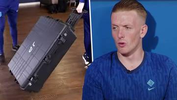 Jordan Pickford had his gaming rig shipped to Qatar to get 'the best frames'