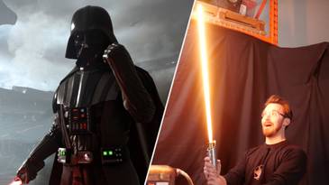 Star Wars Fan Makes IRL Lightsaber And It's Super Dangerous 