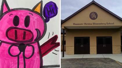 Child's drawing confiscated by school staff after they deemed it 'inappropriate'
