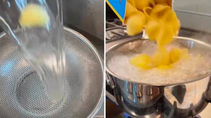 Woman shares money-saving hack for cooking pasta but divides opinions