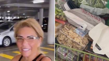 Mum breaks the internet with unbelievable grocery shopping hack