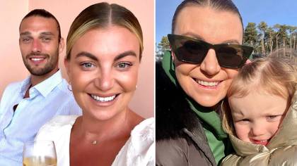 Billi Mucklow and Andy Carroll’s shock as ‘scumbag’ snatches phone out of their baby’s hands