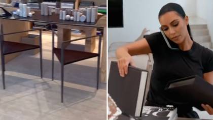 Fans Baffled By Furniture Choice In Kim Kardashian's Office