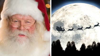 You'll be able to see Santa's sleigh on Christmas Eve and Christmas Day