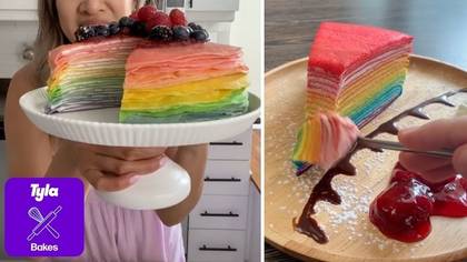 Tyla Bakes: These Rainbow Crepes Are The Prettiest Things You'll Ever Make