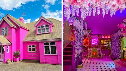You can stay in a pink house that's 'unlike anywhere else on the planet'