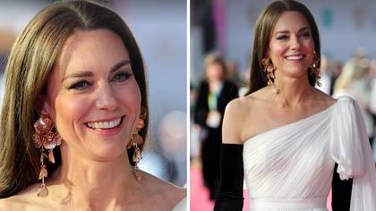 Kate Middleton praised for wearing a repeated outfit on the red carpet at BAFTAs