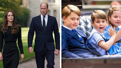 Kate and William explain why they're still sending George, Charlotte and Louis to school following Queen's death