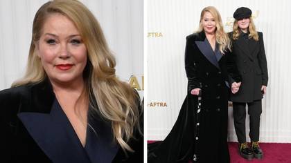 Christina Applegate carried 'FU MS' cane on red carpet for her 'last awards show as an actor'