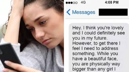 Woman left horrified after receiving cruel text message from date
