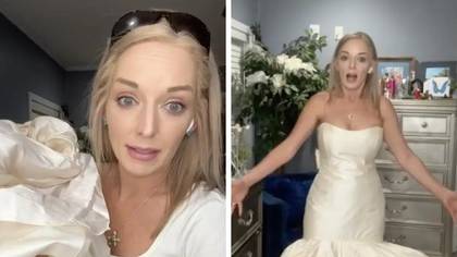 Influencer who found dream designer wedding dress in charity shop wants to give it to a follower