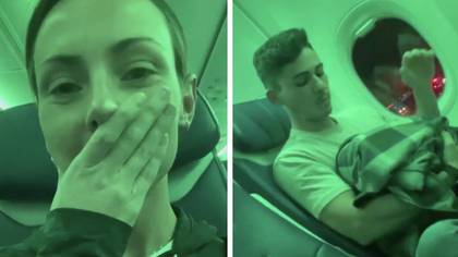 Couple share genius plan to stop people sitting next to them during flight