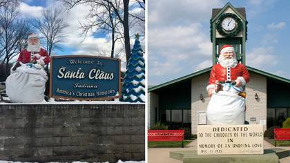 There's a town called Santa Claus that celebrates Christmas all year round