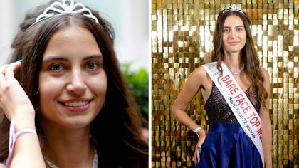 Woman becomes first in Miss England's 94-year history to compete without makeup