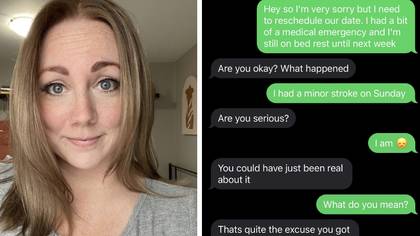 Woman left shocked after 'nice guy' accuses her of faking stroke to get out of their date