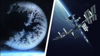 Cosmonaut Snaps Beautiful Ice Crystal Formed On ISS But Nobody Can Explain How It Formed
