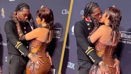 People left disgusted by Cardi B and Offset’s red carpet antics