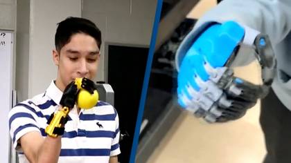 Student has his life changed forever after classmates build him a robotic hand for free