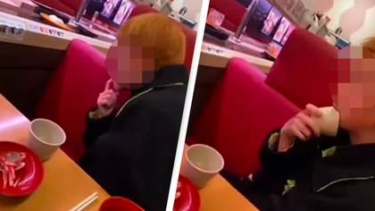 'Sushi terrorist' who licks food on conveyor belt causes restaurant's stock value to plunge