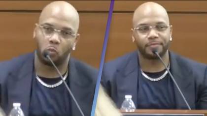 Flo Rida grooves along to his own music while appearing in court