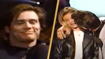 Jim Carrey had the perfect reaction straight after Cameron Diaz was forcefully kissed at MTV awards