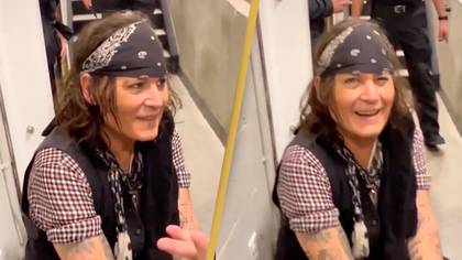 Johnny Depp wows fans as he's spotted talking as a non-bearded Captain Jack Sparrow