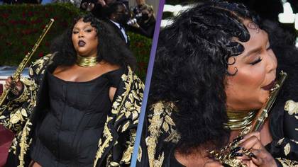 Lizzo Gives Spontaneous Performance With $55,000 Flute On Met Gala Red Carpet