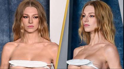 Euphoria star Hunter Schafer praised for controversial 'dress' top at Oscars afterparty