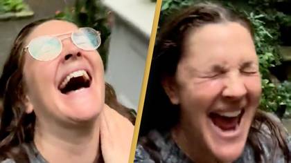 Drew Barrymore Goes Viral After Posting Video Of Herself Reacting To Rain