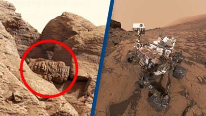 Mysterious 'alien statue' found on Mars is 'proof of life', conspiracy theorists claim