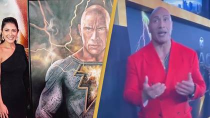 Woman stunned to receive message from Dwayne Johnson asking her to present him with painting