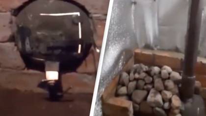 Ukrainian troops have built themselves a sauna on the frontlines as they prepare for winter