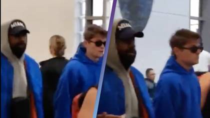 Kanye West spotted with white supremacist Nick Fuentes at airport