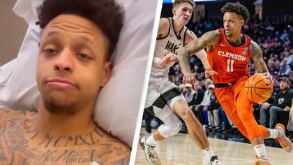 College basketball player says 'my balls exploded' as he describes his NSFW injury