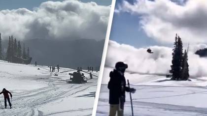 Two Black Hawk Helicopters Crash Into Ski Resort During Training Routine