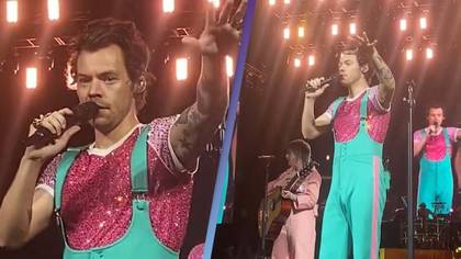 Harry Styles pauses concert as eight people faint in terrifying surge to the stage