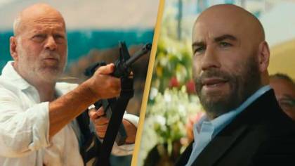 Pulp Fiction co-stars Bruce Willis and John Travolta reunite for new action thriller in dramatic trailer