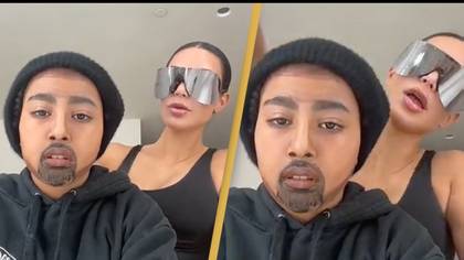 Fans confused by ‘weird’ new video of Kim Kardashian and daughter North West dressed as Kanye