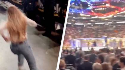 Fan Attempts To Rush Octagon At UFC But Is Immediately Tossed To The Concrete