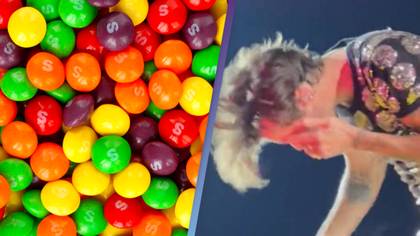Skittles issues statement after Harry Styles hit in eye with sweet during concert