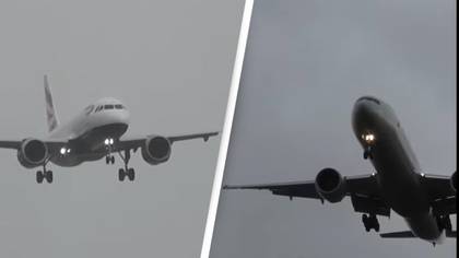 Heathrow Airport Live Stream Shows Planes Struggling To Land And Take Off In Storm Eunice