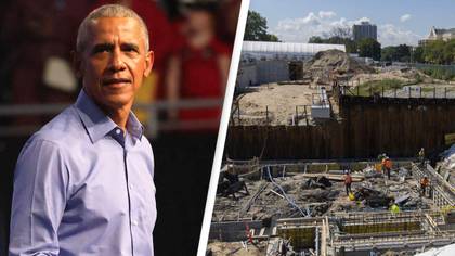 Construction halted at Obama centre after noose is found at site