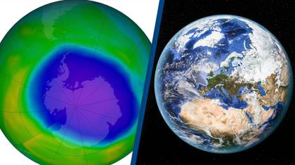 Hole in Ozone layer has shrunk by more than 700,000 square miles since last year
