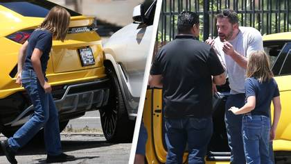 Ben Affleck's 10-Year-Old Son Crashes Lamborghini Into Another Car